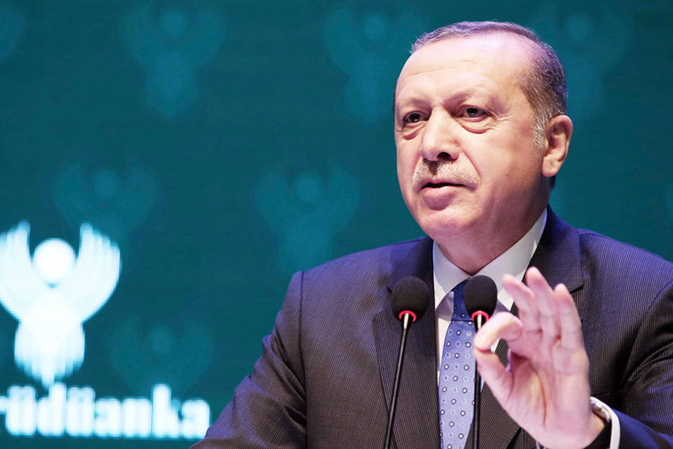 Erdogan wirft Deutschland "Nazi-Praktiken" vor.