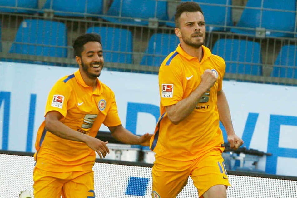 Orhan Ademi (r.) spielt zweiten Mal in seiner Karriere für Eintracht Braunschweig.