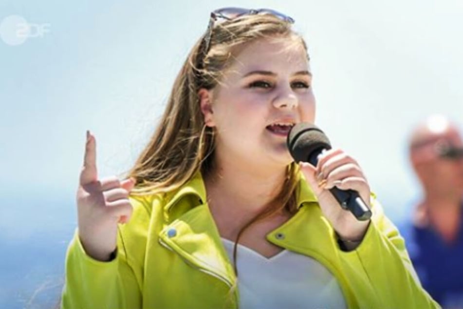 Estefania Wollny (17) hofft auf eine Karriere als Sängerin.