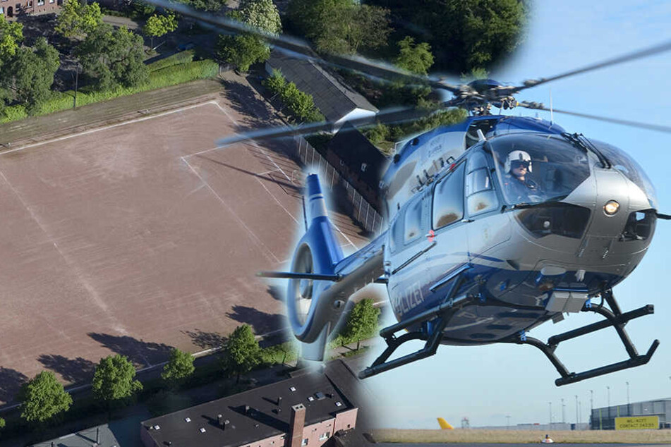 Weil die Anwohner dachten, dass eine Frau vergewaltigt wird, riefen sie die Polizei. Die schickte gleich einen Heli.