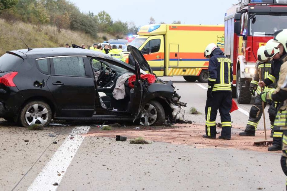 Der Peugeot-Fahrer hatte auf dem Weg nach Chemnitz die Kontrolle über sein Auto verloren.