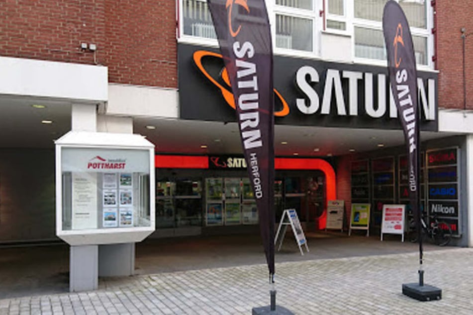 Der SATURN in Herford auf der Berliner Straße 30.