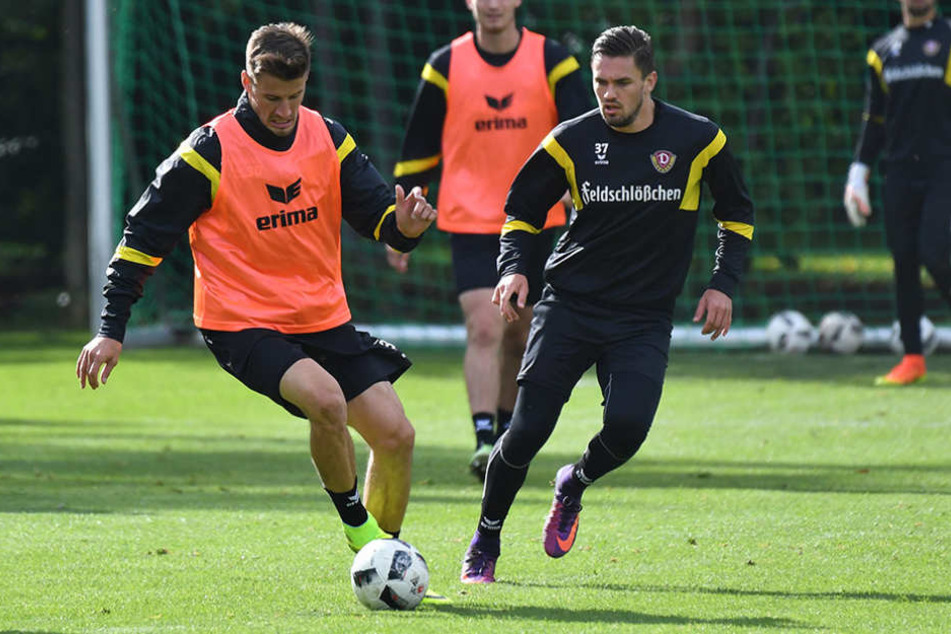 Im Training hat Pascal Testroet (rechts) wieder zu alter Form zurückgefunden.