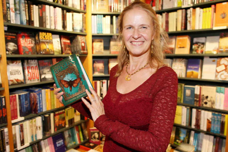 Cornelia Funke stellte ihr Buch "Reckless" vor.