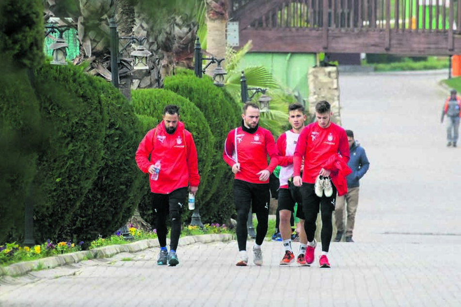 Marsch, marsch zum Training!