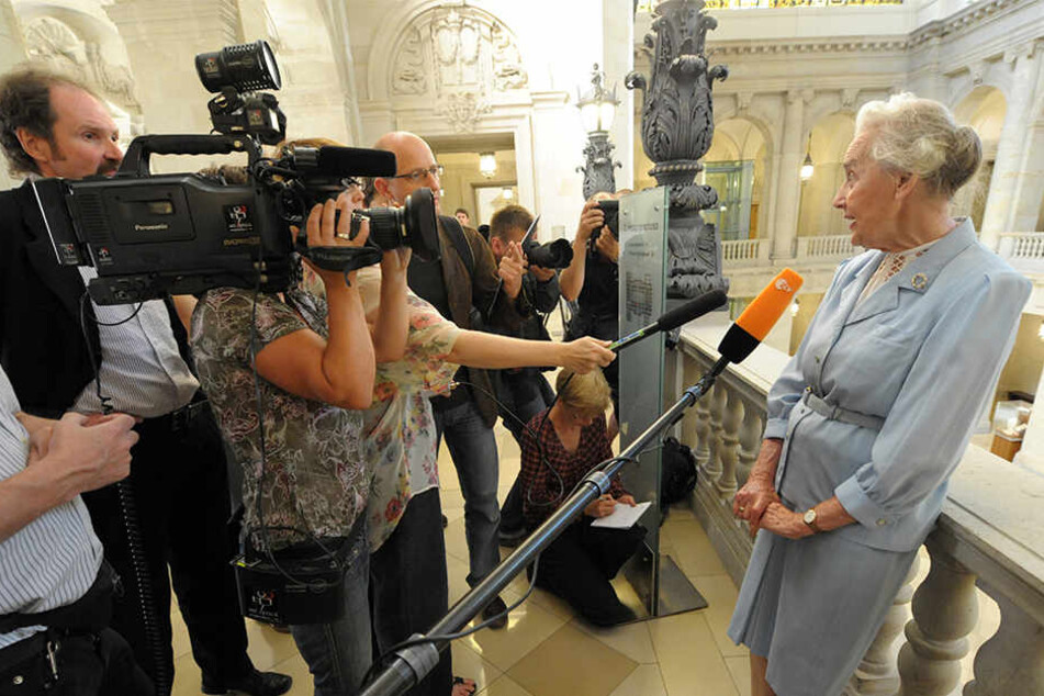 Schon 2009 ging Ursula Haverbeck-Wetzel offen mit dem Rechtsextremismus um.
