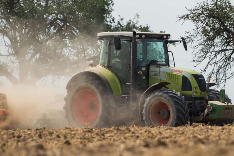 Der Landwirt war im Traktor unterwegs. (Symbolbild)