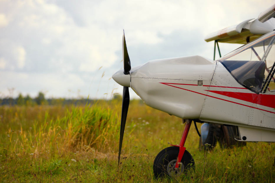 Erst im zweiten Versuch konnte der Pilot seine Maschine auf der Graspiste landen. (Symbolbild)