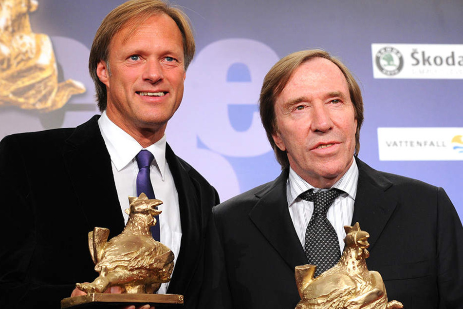 Gemeinsam mit Günter Netzer (74, rechts) bildete Gerhard Delling (59, links) ein beliebtes Moderatoren-Duo.
