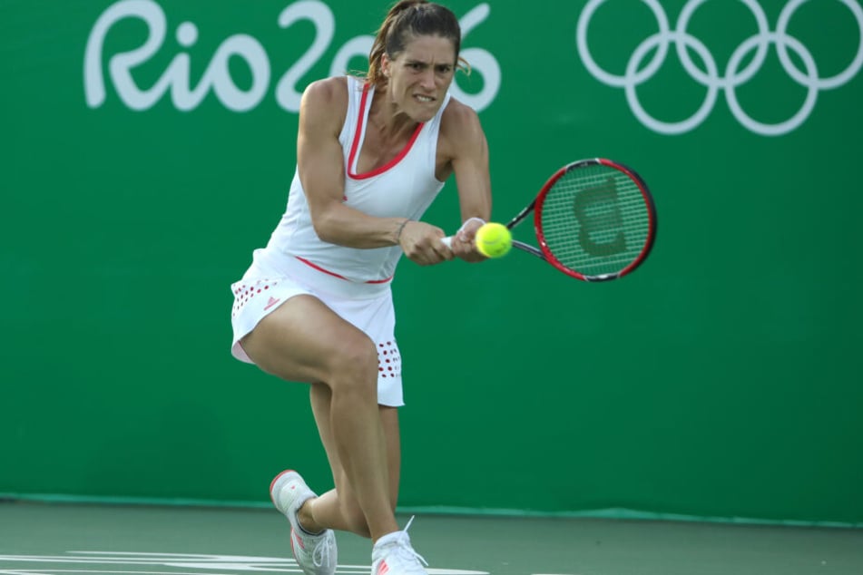 Andrea Petkovic bei den Olympischen Spielen 2016 in Rio de Janeiro.