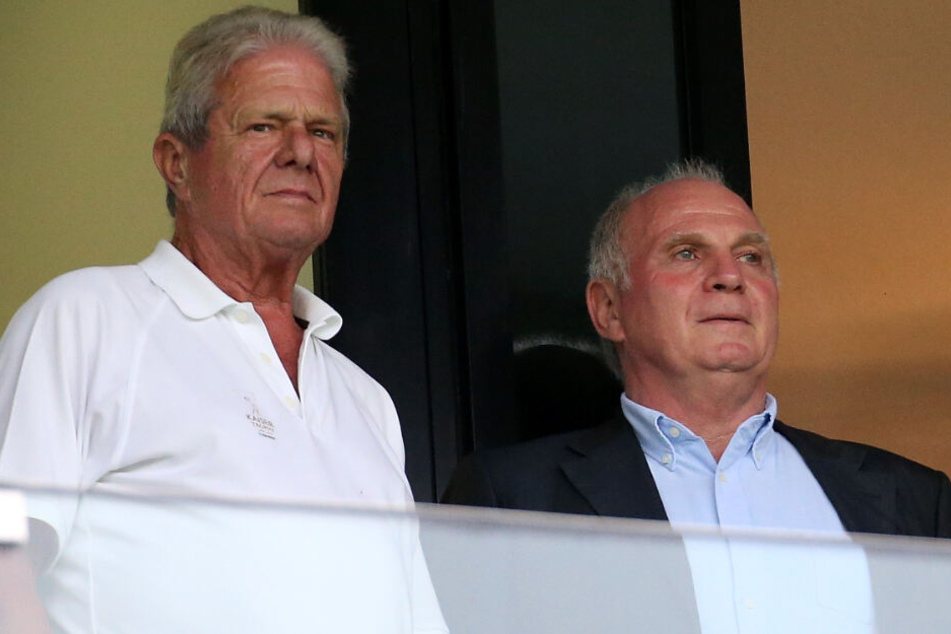 Dietmar Hopp (l.) hat sich zum Rückzug von Uli Hoeneß (r.) geäußert.