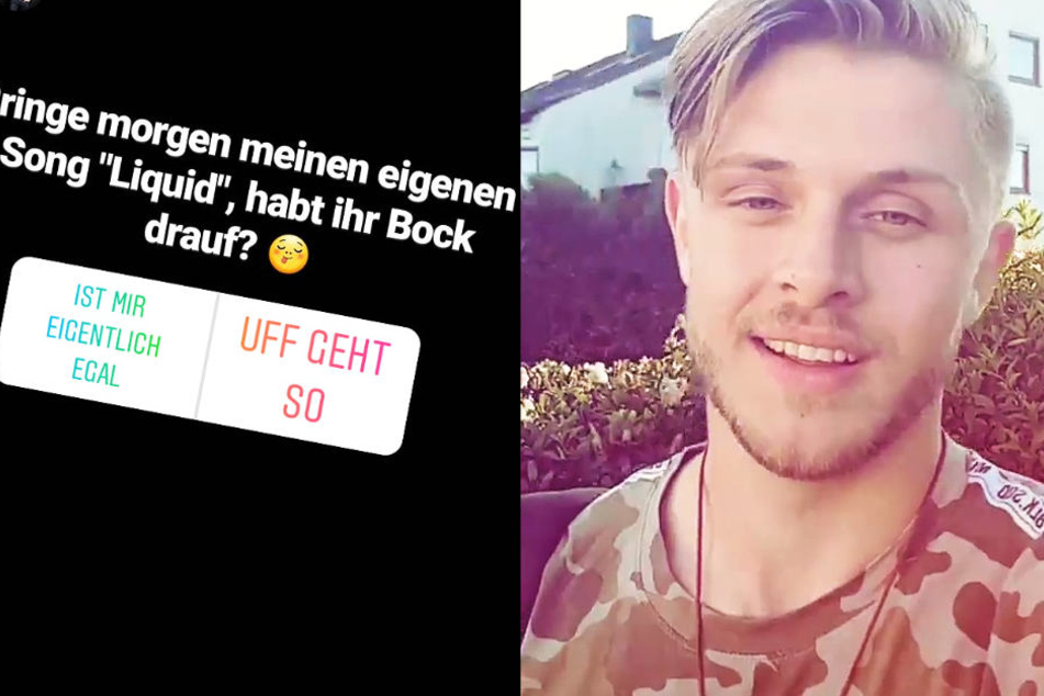 Die Fotomontage zeigt zwei Screenshots aus Instagram-Storys von Sven Lüchtenborg.