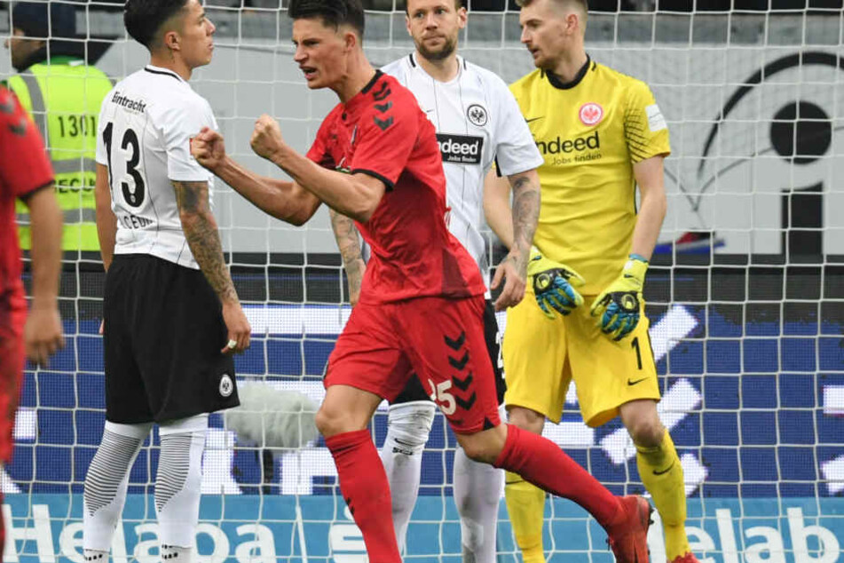 Robin Koch köpfte zum Ausgleich für die Gäste aus Freiburg ein.