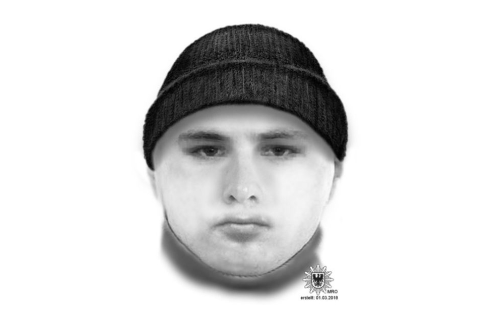 Mit diesem Phantombild sucht die Berliner Polizei den Verdächtigen.