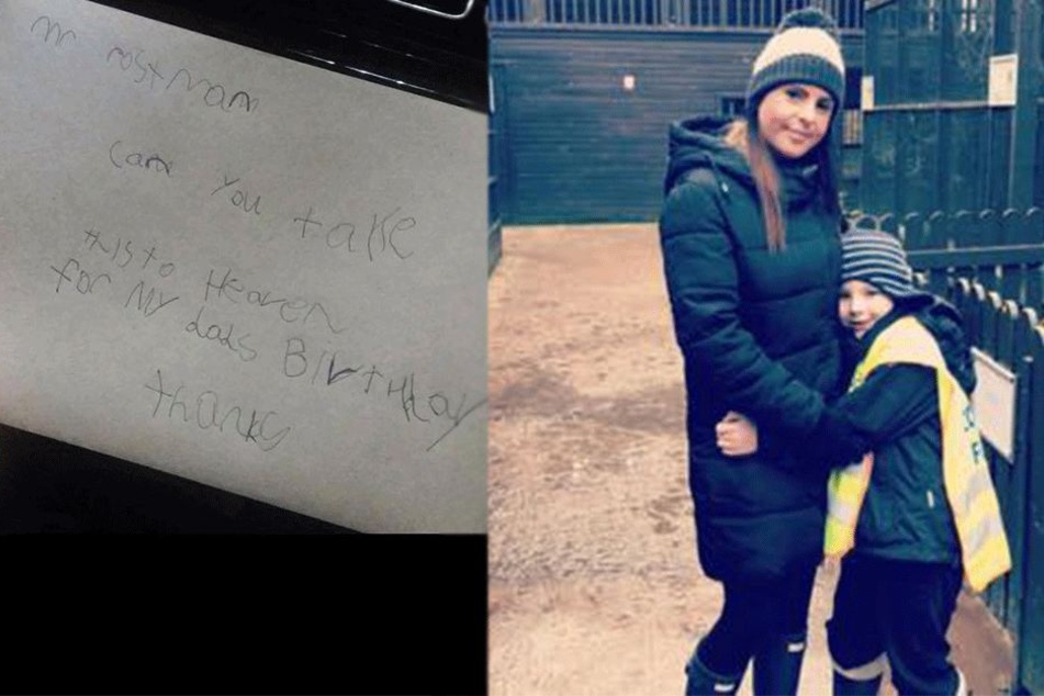 Jase Hyndman mit seiner Mutter Teri Copland, schrieb einen traurigen Brief.
