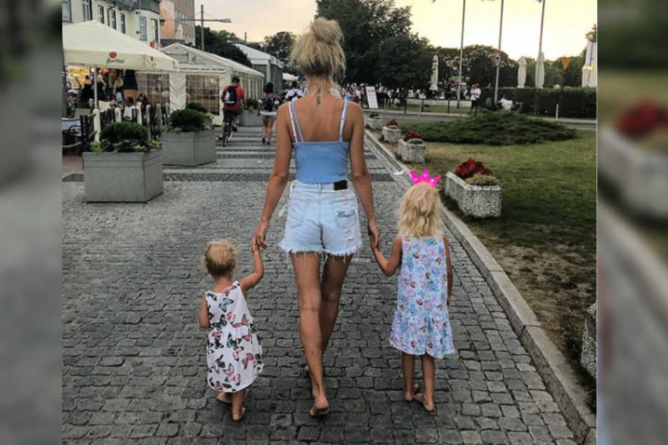 Am nächsten Tag war der ganze Stress vergessen und die kleine Familie ließ es sich im Urlaub endlich gut gehen.