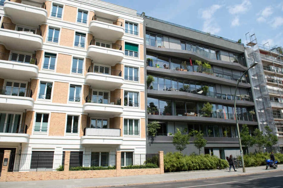Blick auf moderne Wohnhäuser in Berlin-Mitte. (Symbolbild)