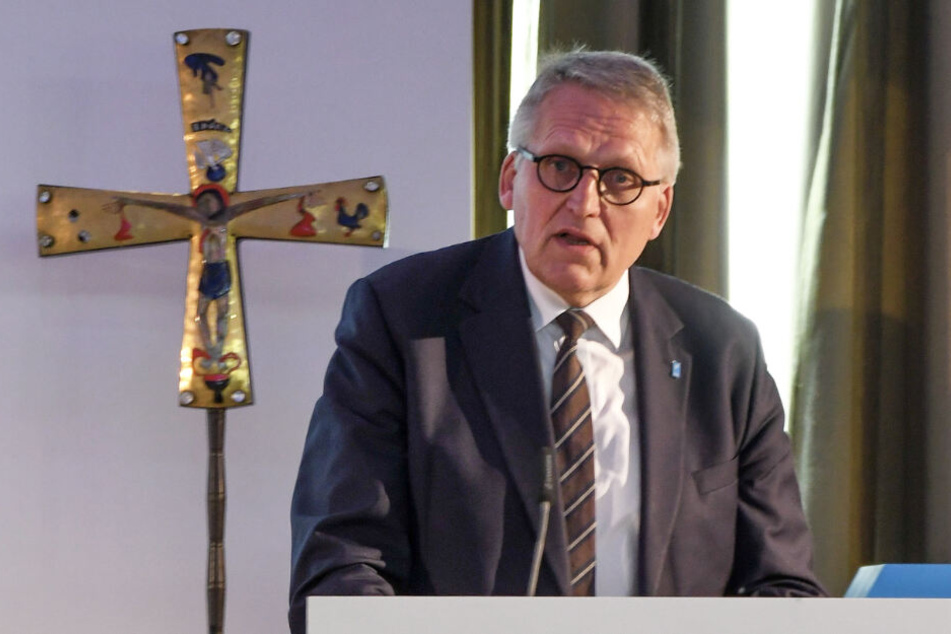 Der Präsident des Zentralkomitees der deutschen Katholiken (ZdK), Thomas Sternberg, spricht auf der Vollversammlung der Organisation in Mainz.