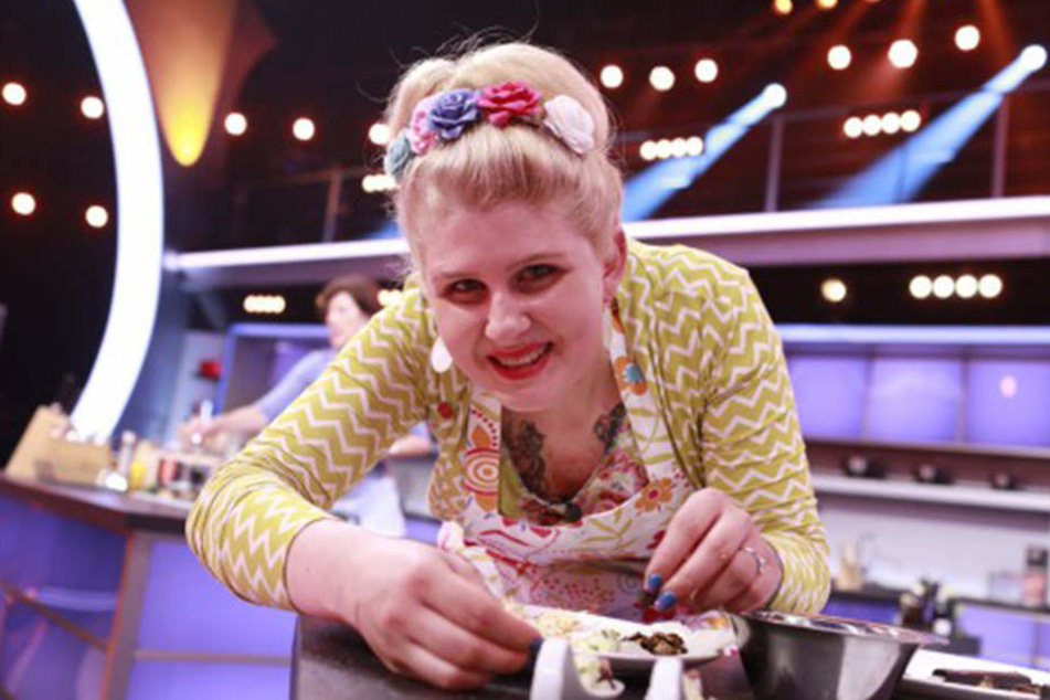 Lisa Angermann (26) trat quirlig bunt auf.