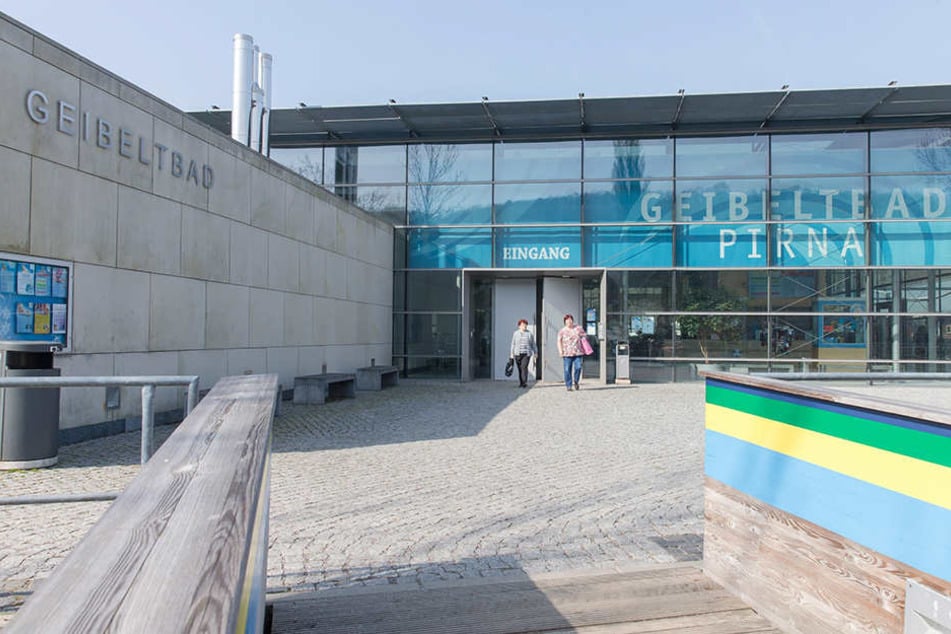 Im Pirnaer Geibeltbad kam es zu der sexuellen Belästigung der drei Mädchen.