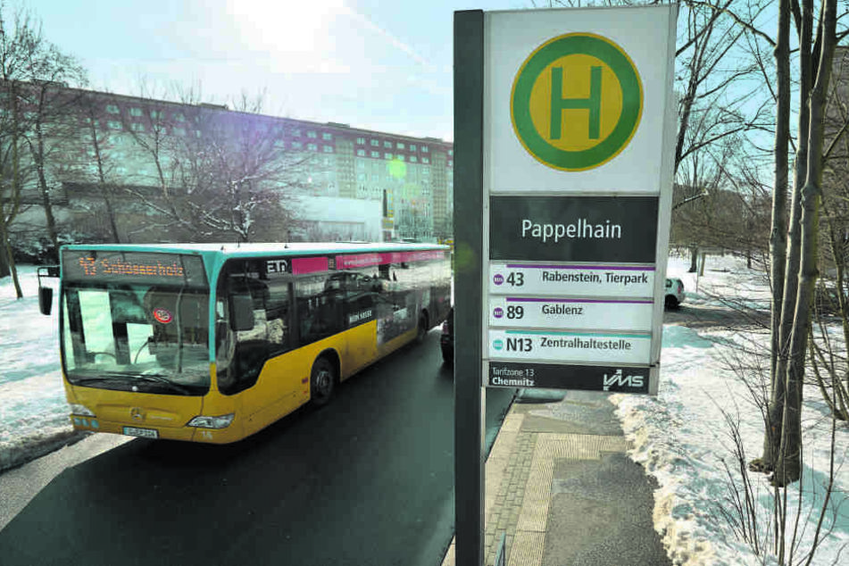 Mithilfe der Chemnitzer soll die Bushaltestelle "Pappelhain" umbenannt werden.