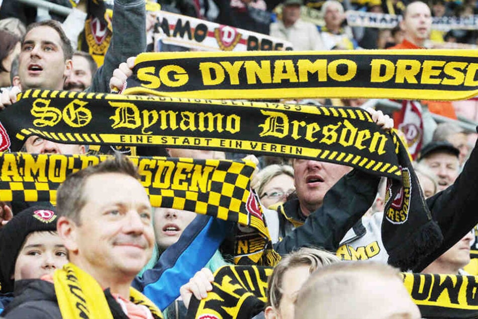 Die Dynamo-Fans sind auch auswärts eine Macht - mehr als 5000 sind durchschnittlich dabei.