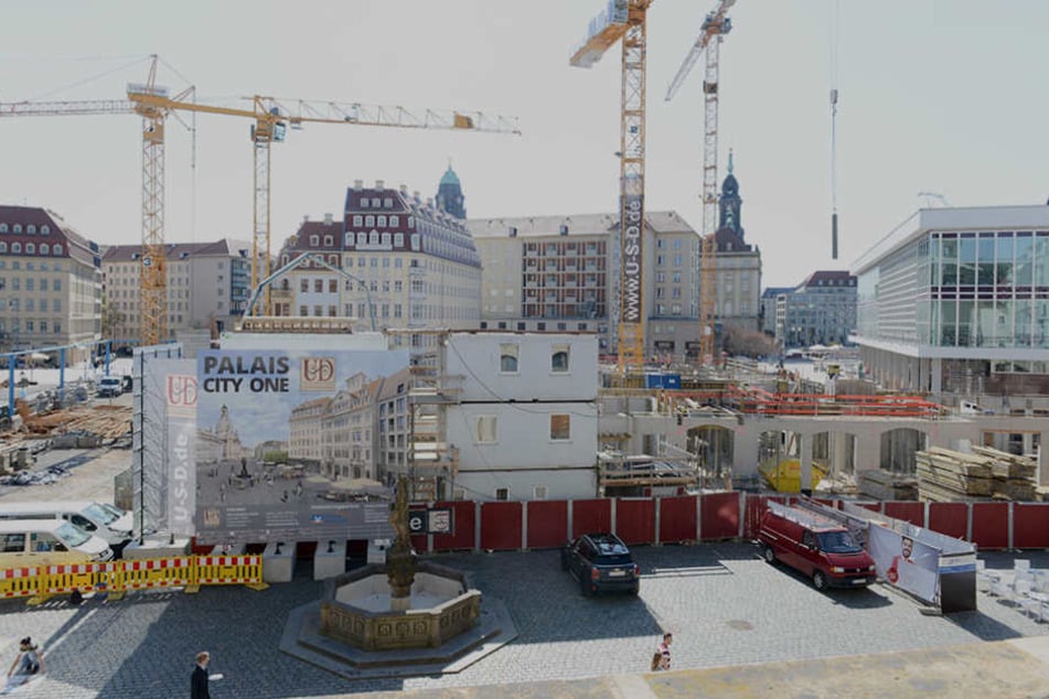 Eine der letzten Neumarkt-Baustellen: Das Palais City
One der USD Immobilien GmbH im Quartier VI.