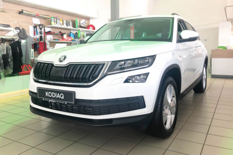 Die Front des Kodiaq Soleil sieht gigantisch aus.