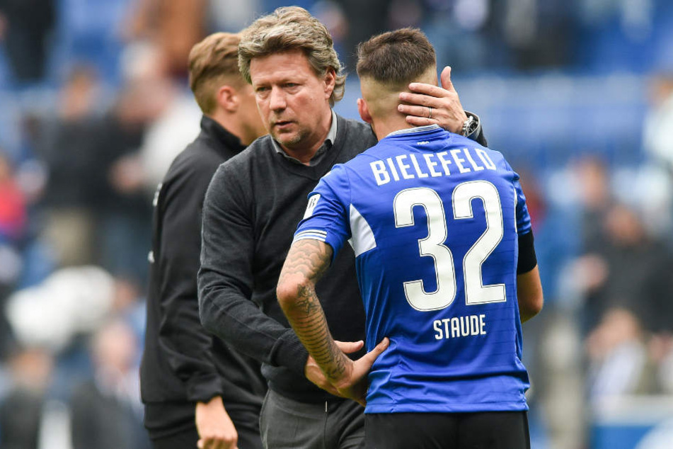 Für Trainer Jeff Saibene (l.) ist das Thema abgeschlossen.