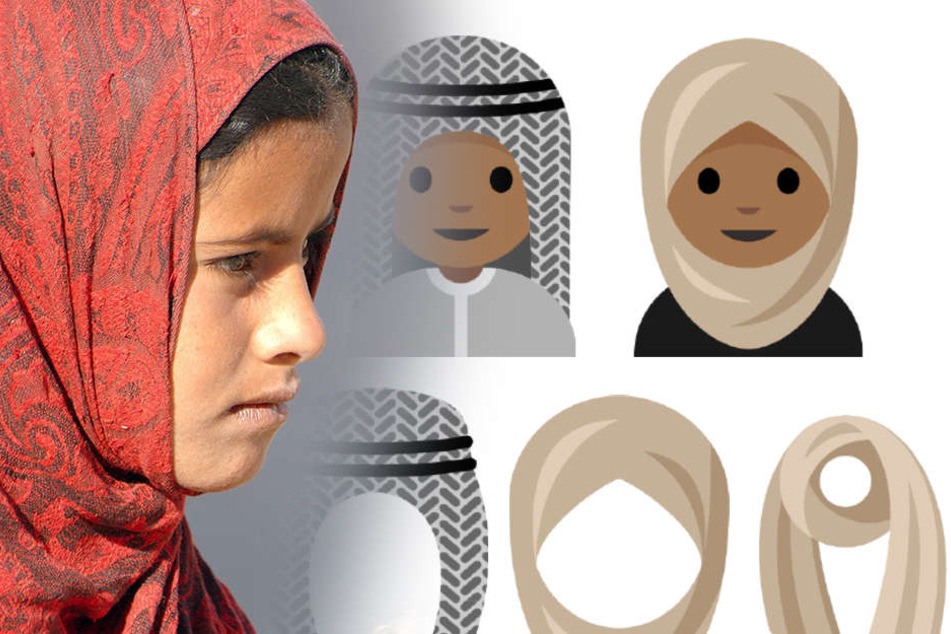 Ein Mädchen aus Berlin stellte einen Antrag für Kopftuch-Emojis (Symbolbild) beim Unicode Consortium.