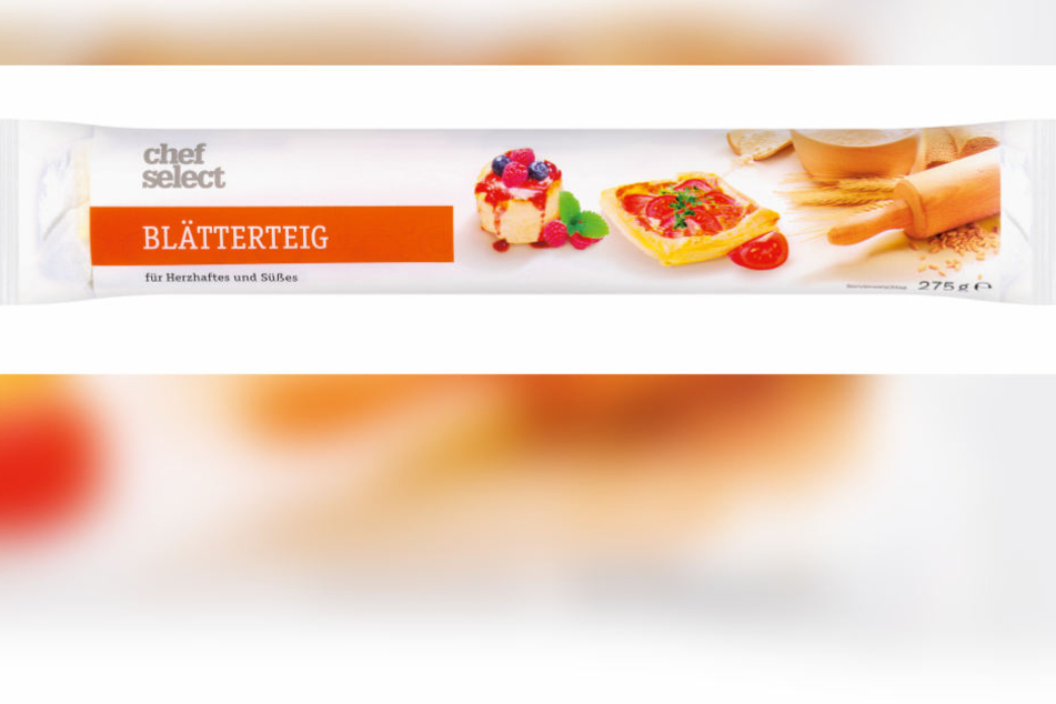 Der "Chef Select Blätterteig 275g" kann Metallteile enthalten.