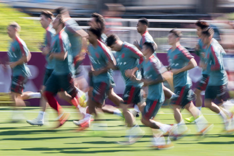 Der FC Bayern München bereitet sich in Doha (Katar) auf die Rückrunde vor.