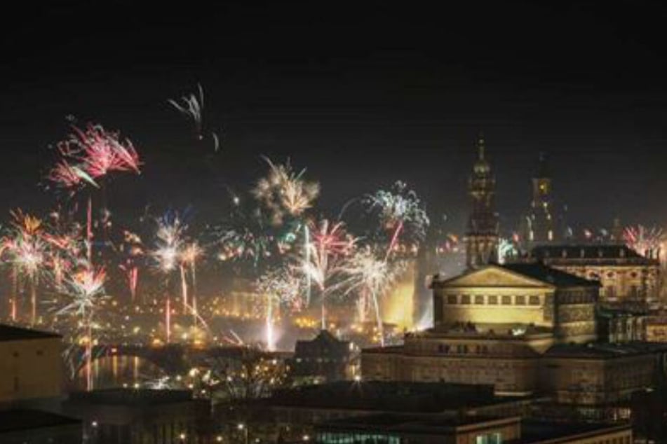 So sah das imposante Feuerwerk im Vorjahr aus.