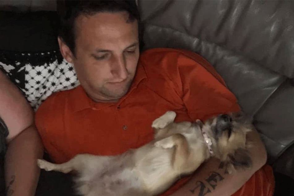 Dan Farrant (34) mit seiner geliebten Coco.