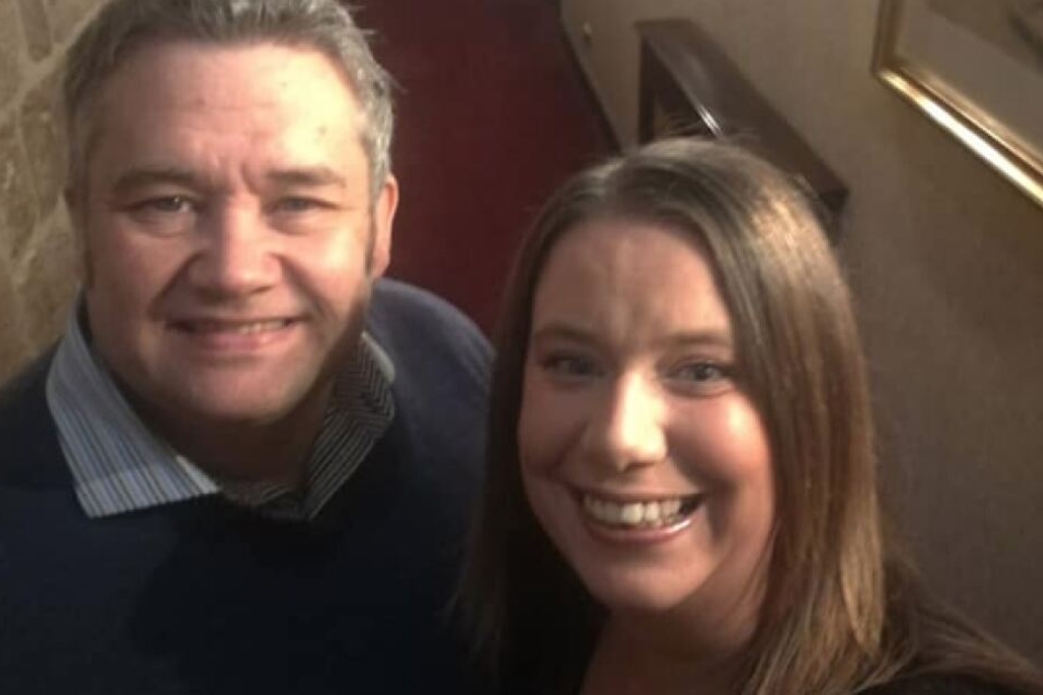 Emma Payne (39) mit ihrem Mann Mark.