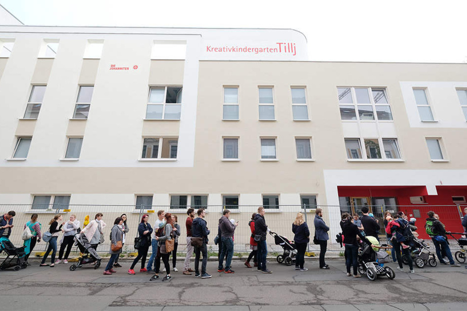 Der Ansturm auf die Kita "Tillj" in der Leipziger Südvorstadt ist in aller Munde. Nun will eine Eltern-Initiatice gegen die chaotischen Zustände protestieren.