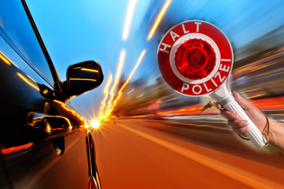 Der Mann wollte der Verkehrskontrolle entkommen. (Symbolbild)