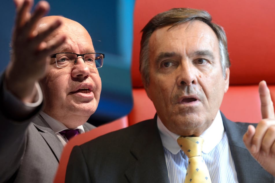 Wirtschaftsminister Peter Altmaier (60, CDU) sieht sich der Kritik von BVMV-Präsident Mario Ohovem (72) ausgesetzt. (Bildmontage)