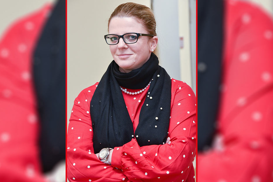 Susanne Schaper (40, Linke) hält am Donnerstag im Landtag eine Rede zu Karl Marx.