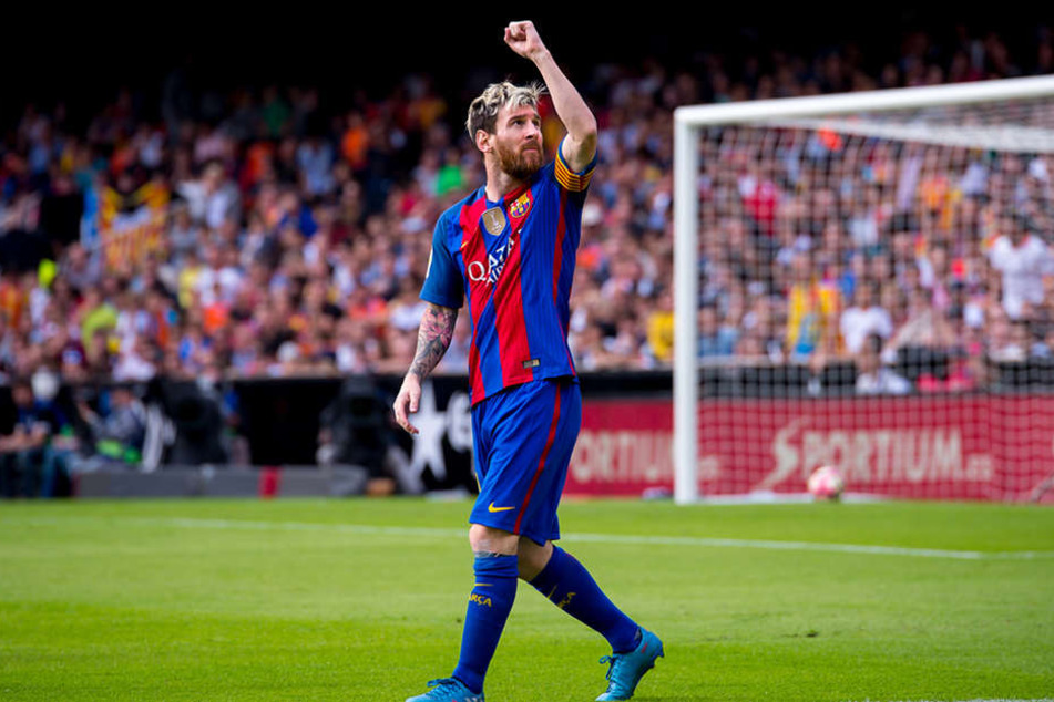 So kennt man ihn: Lionel Messi triumphiert nach
einem Tor. Bildquelle