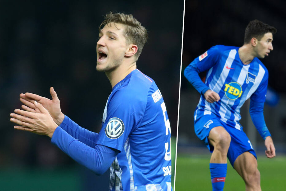 Niklas Stark (l.) und Marko Grujic (r.) sind Leistungsträger bei der Hertha.