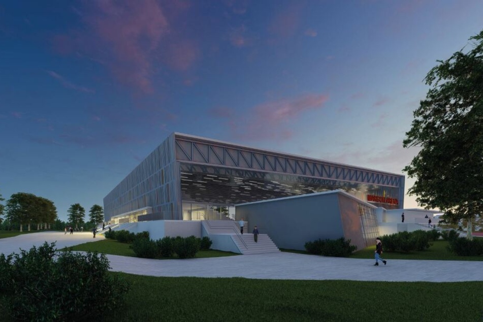 Sieht so die neue Halle aus?