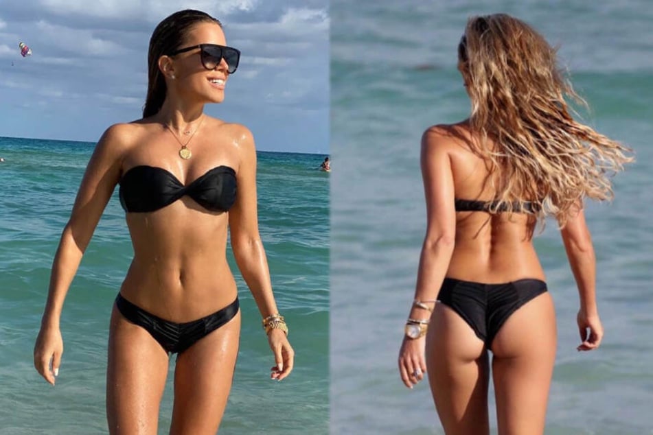 Sylvie Meis zeigt ihren Traumkörper am Strand von Miami.