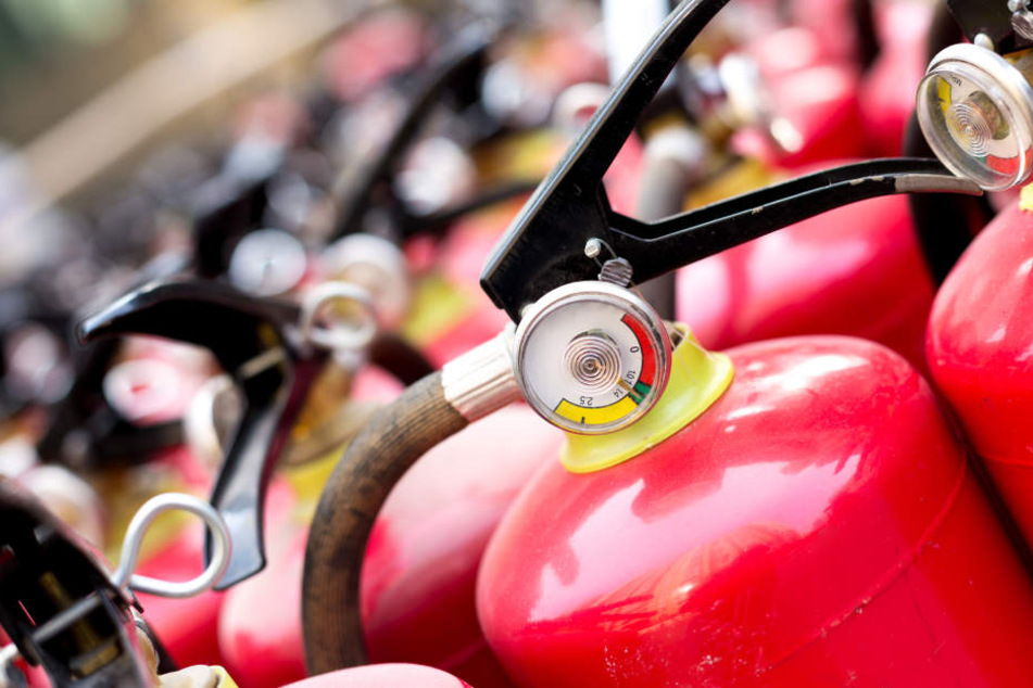 Er schnappte sich einen Feuerlöscher und bekämpfte den Brand, noch bevor die Feuerwehr eintraf! (Symboldbild)