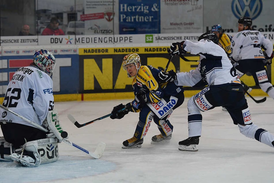 Die Lausitzer Füchse nutzten ihre Chance und gewannen 3:0.