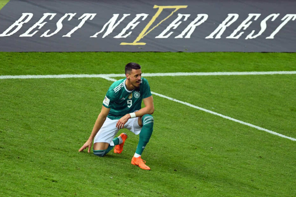Der 30-Jährige spielte acht Mal im Trikot des DFB und schoss dabei fünf Tore.