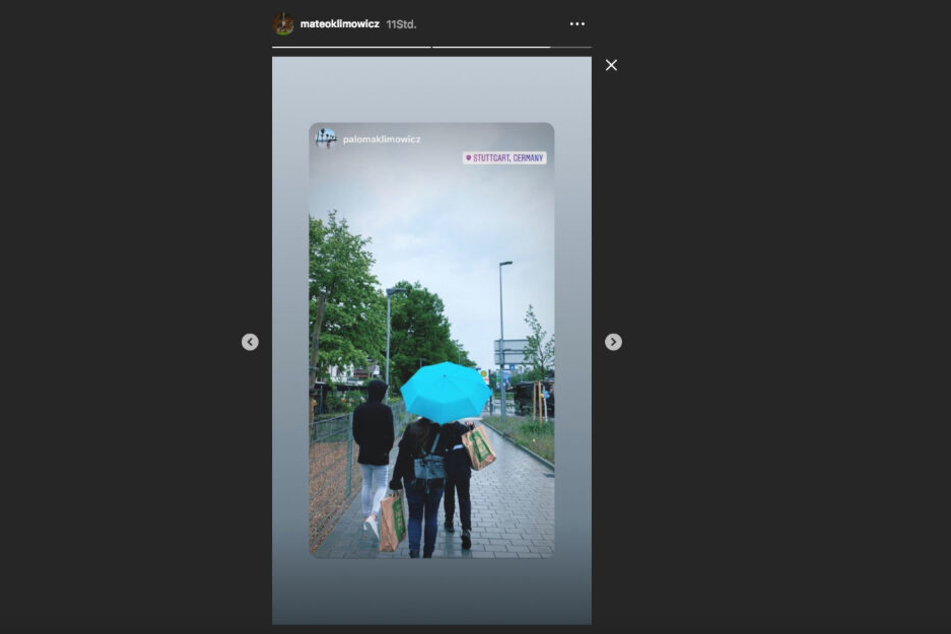 Kurz vor Wechsel zum VfB: Klimowicz postet auf Instagram ein Bild aus dem verregnetem Stuttgart.