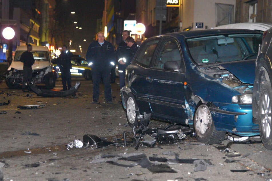Die Unfallstelle in Mannheim im Januar 2017.