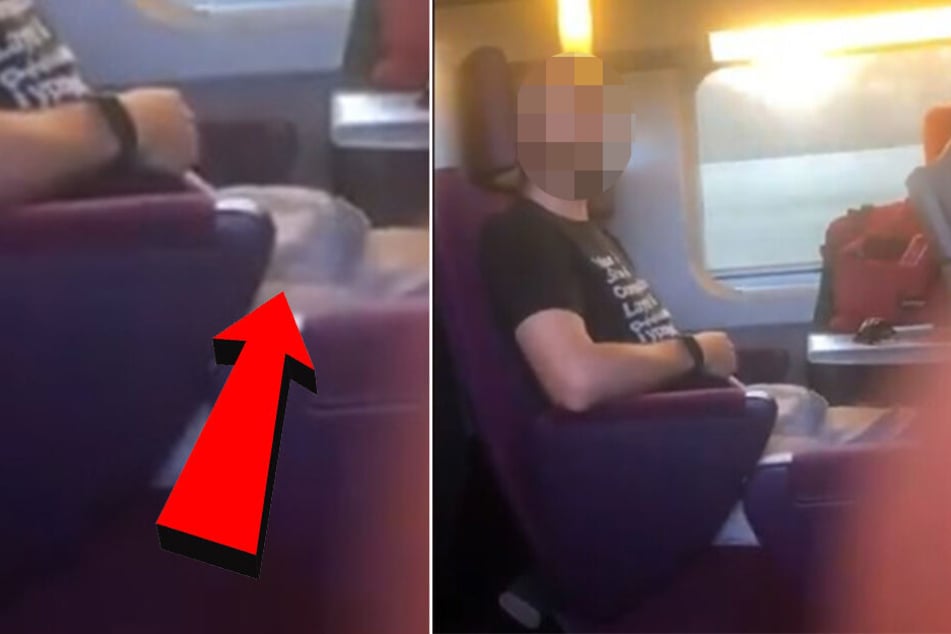Der Mann setzte sich extra in die Nähe von Natacha Bras, um sich dann selbst befriedigen zu können.
