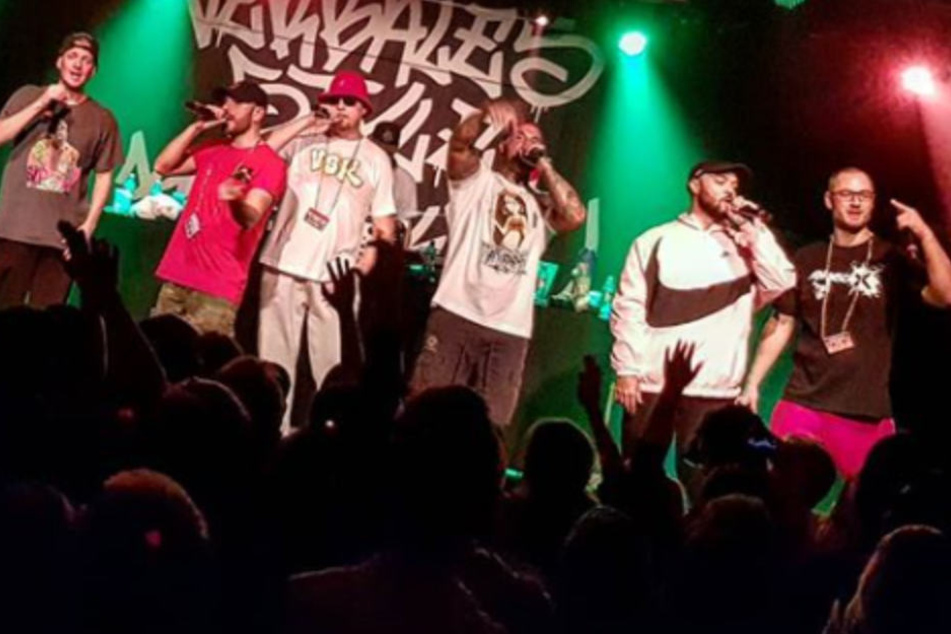 Das Verbale Stylekollektiv am Sonntag im Conne Island.